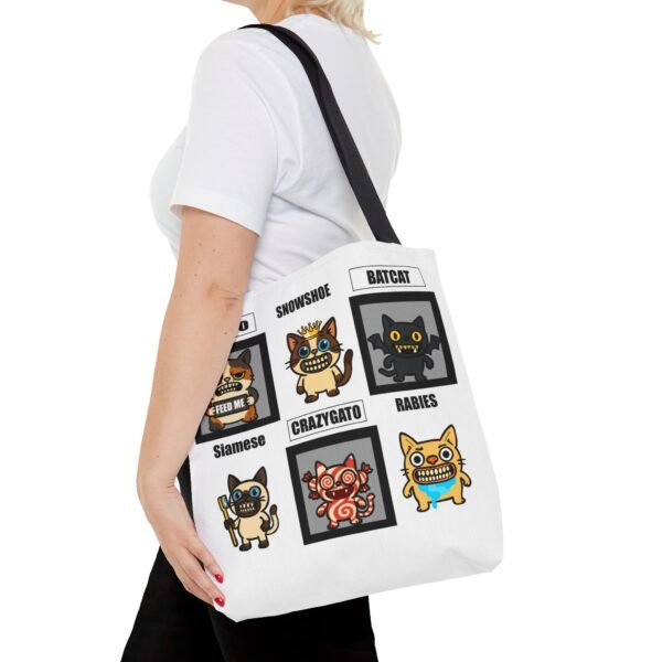 Fun Cat-Themed Tote Bag - Perfect for Cat Lovers and Pet Owners - Image 8