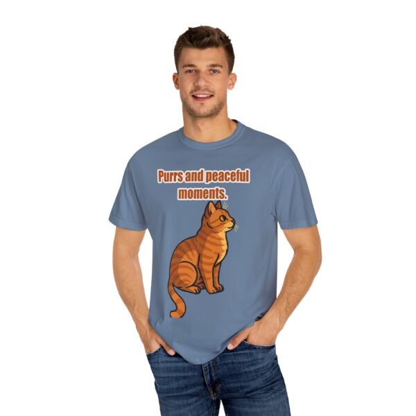 Unisex T-Shirt - "Purrs and Peaceful Moments" Cat Design - Image 33