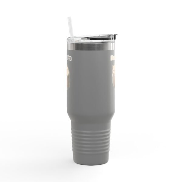 Meow and Zen Insulated Travel Mug - 40oz Cat Lovers Drinkware - Image 6