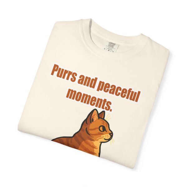 Unisex T-Shirt - "Purrs and Peaceful Moments" Cat Design - Image 12