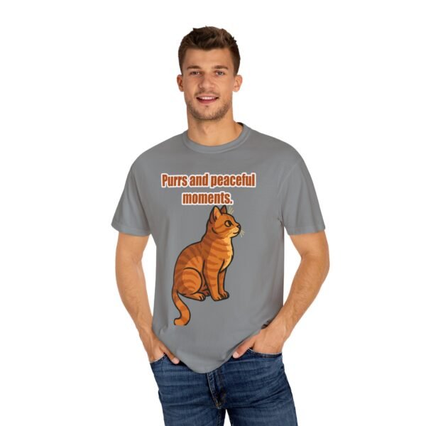 Unisex T-Shirt - "Purrs and Peaceful Moments" Cat Design - Image 41