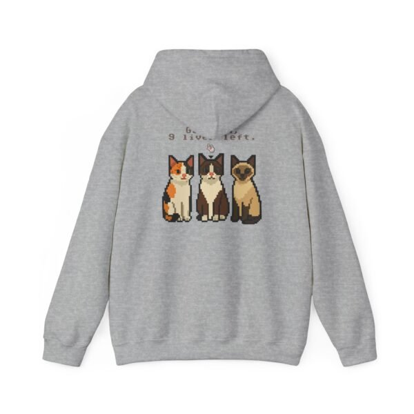 Pixel Cat Hoodie: Cute Pet Lover's Sweatshirt, Cozy Cat Apparel, Perfect Gift for Animal Lovers, Unique Cat Lover Gift, Cat-Themed [...] - Image 14