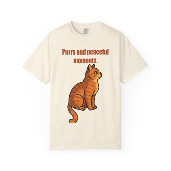 Unisex T-Shirt - "Purrs and Peaceful Moments" Cat Design - Image 10