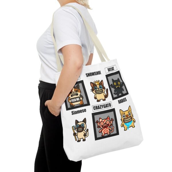 Fun Cat-Themed Tote Bag - Perfect for Cat Lovers and Pet Owners - Image 49