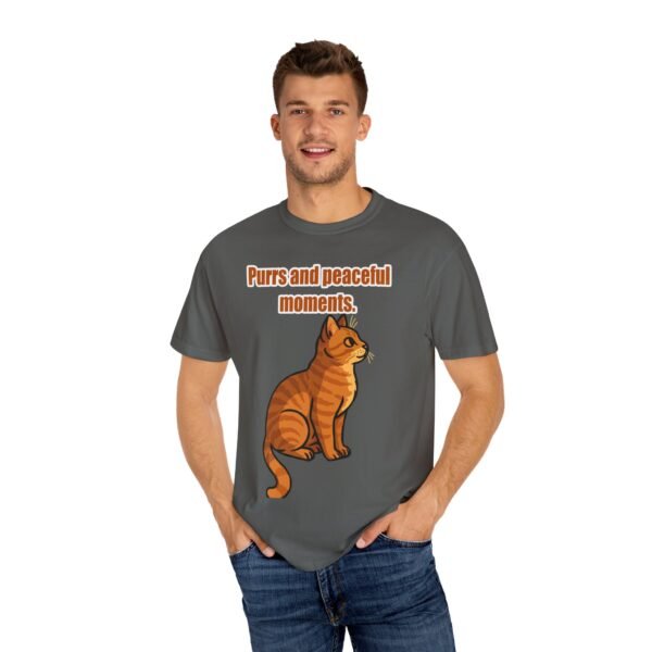 Unisex T-Shirt - "Purrs and Peaceful Moments" Cat Design - Image 25