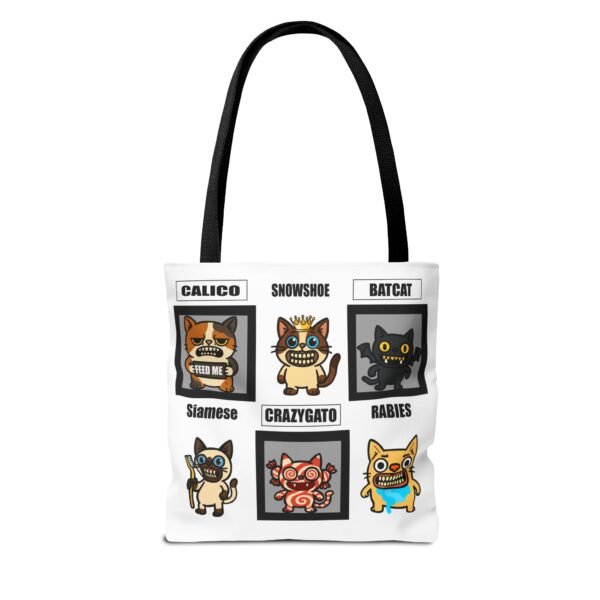 Fun Cat-Themed Tote Bag - Perfect for Cat Lovers and Pet Owners - Image 2