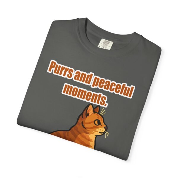 Unisex T-Shirt - "Purrs and Peaceful Moments" Cat Design - Image 24