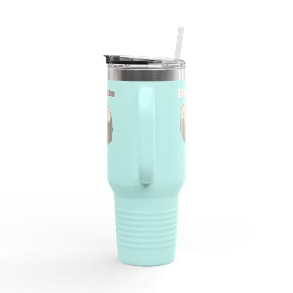 Meow and Zen Insulated Travel Mug - 40oz Cat Lovers Drinkware - Image 12