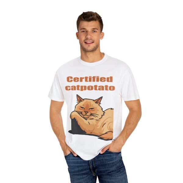 Certified Catpotato Unisex T-Shirt - Funny Cat Lover Apparel - Image 4
