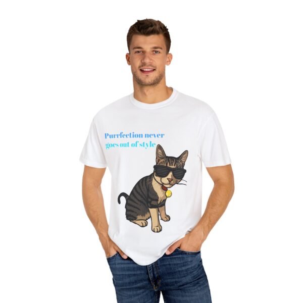 Cool Cat T-Shirt – 'Purrfection Never Goes Out of Style' - Image 4
