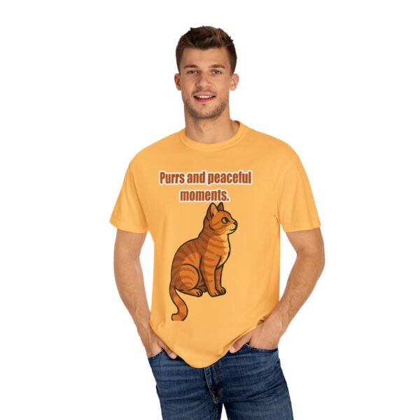 Unisex T-Shirt - "Purrs and Peaceful Moments" Cat Design - Image 17
