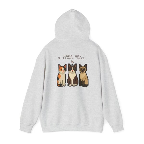 Pixel Cat Hoodie: Cute Pet Lover's Sweatshirt, Cozy Cat Apparel, Perfect Gift for Animal Lovers, Unique Cat Lover Gift, Cat-Themed [...] - Image 11