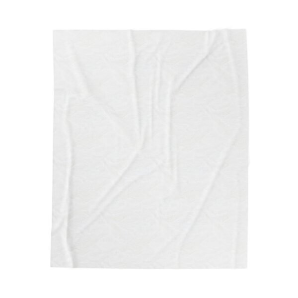 Cozy Cat-Themed Velveteen Plush Blanket - 'Meow and Zen' for Cat Lovers - Image 2