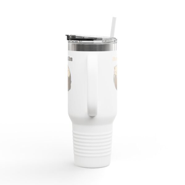 Meow and Zen Insulated Travel Mug - 40oz Cat Lovers Drinkware - Image 3