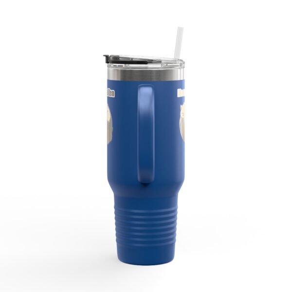 Meow and Zen Insulated Travel Mug - 40oz Cat Lovers Drinkware - Image 16