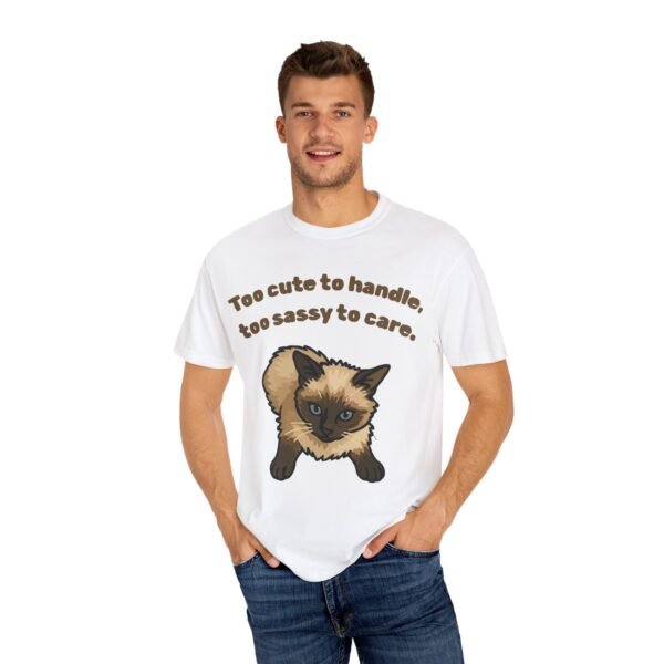 Sassy Cat T-Shirt, Cute Cat Lover Gift, Funny Pet Tee, Animal Lover Apparel, Casual Everyday Wear - Image 4