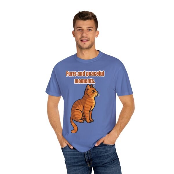 Unisex T-Shirt - "Purrs and Peaceful Moments" Cat Design - Image 37