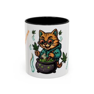 Funny Cat Coffee Mug - "Cookin' Up the Purrscripton!" - 11/15oz