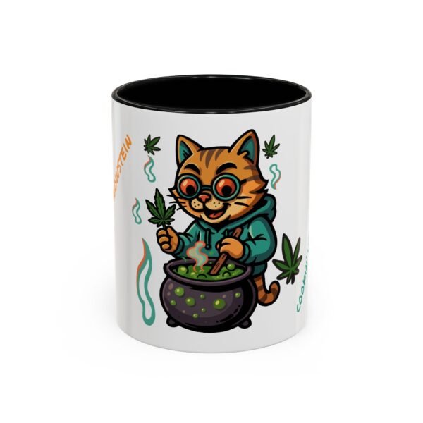 Funny Cat Coffee Mug - "Cookin' Up the Purrscripton!" - 11/15oz
