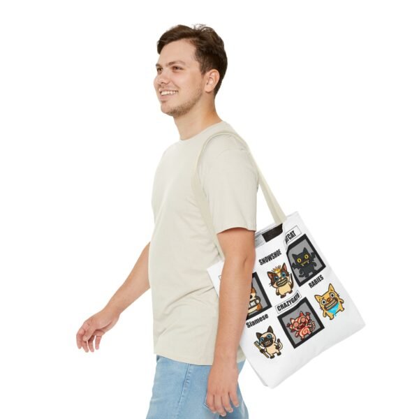 Fun Cat-Themed Tote Bag - Perfect for Cat Lovers and Pet Owners - Image 44