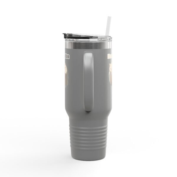 Meow and Zen Insulated Travel Mug - 40oz Cat Lovers Drinkware - Image 8