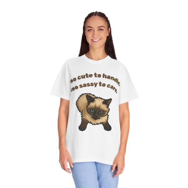 Sassy Cat T-Shirt, Cute Cat Lover Gift, Funny Pet Tee, Animal Lover Apparel, Casual Everyday Wear - Image 5