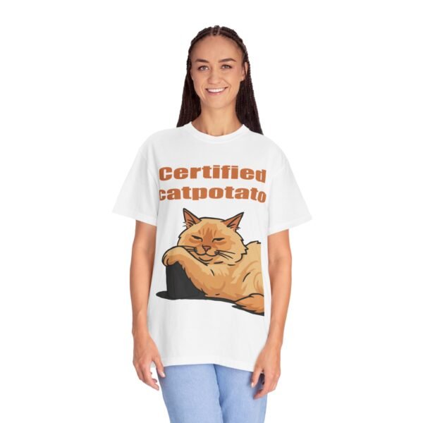 Certified Catpotato Unisex T-Shirt - Funny Cat Lover Apparel - Image 5