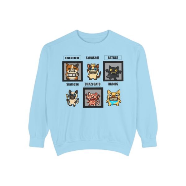 Cute Cat-Themed Unisex Sweatshirt with Playful Designs - Image 16