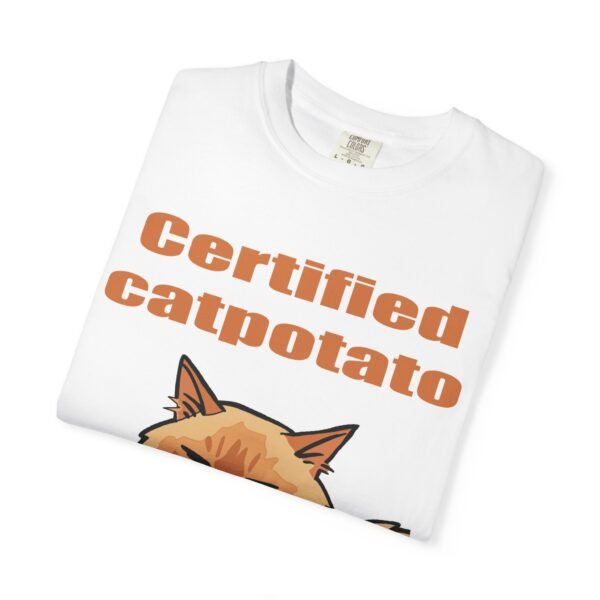 Certified Catpotato Unisex T-Shirt - Funny Cat Lover Apparel - Image 3