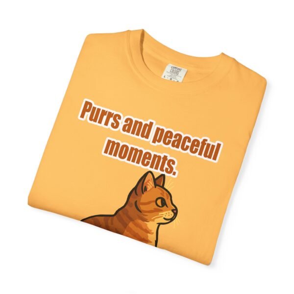 Unisex T-Shirt - "Purrs and Peaceful Moments" Cat Design - Image 16