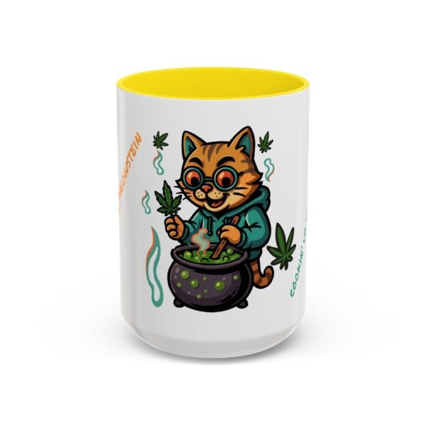 Funny Cat Coffee Mug - "Cookin' Up the Purrscripton!" - 11/15oz - Image 57