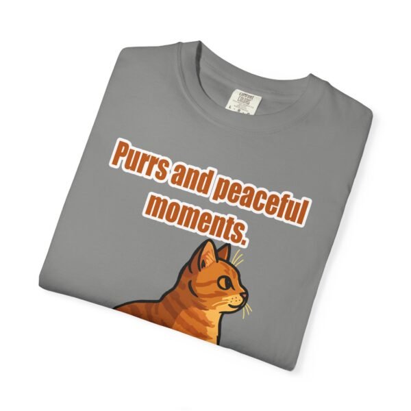 Unisex T-Shirt - "Purrs and Peaceful Moments" Cat Design - Image 40