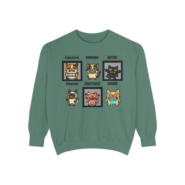 Cute Cat-Themed Unisex Sweatshirt with Playful Designs - Image 12