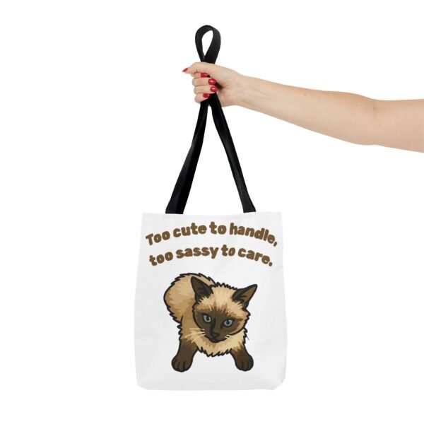 Sassy Cat Tote Bag - Cute Design for Animal Lovers