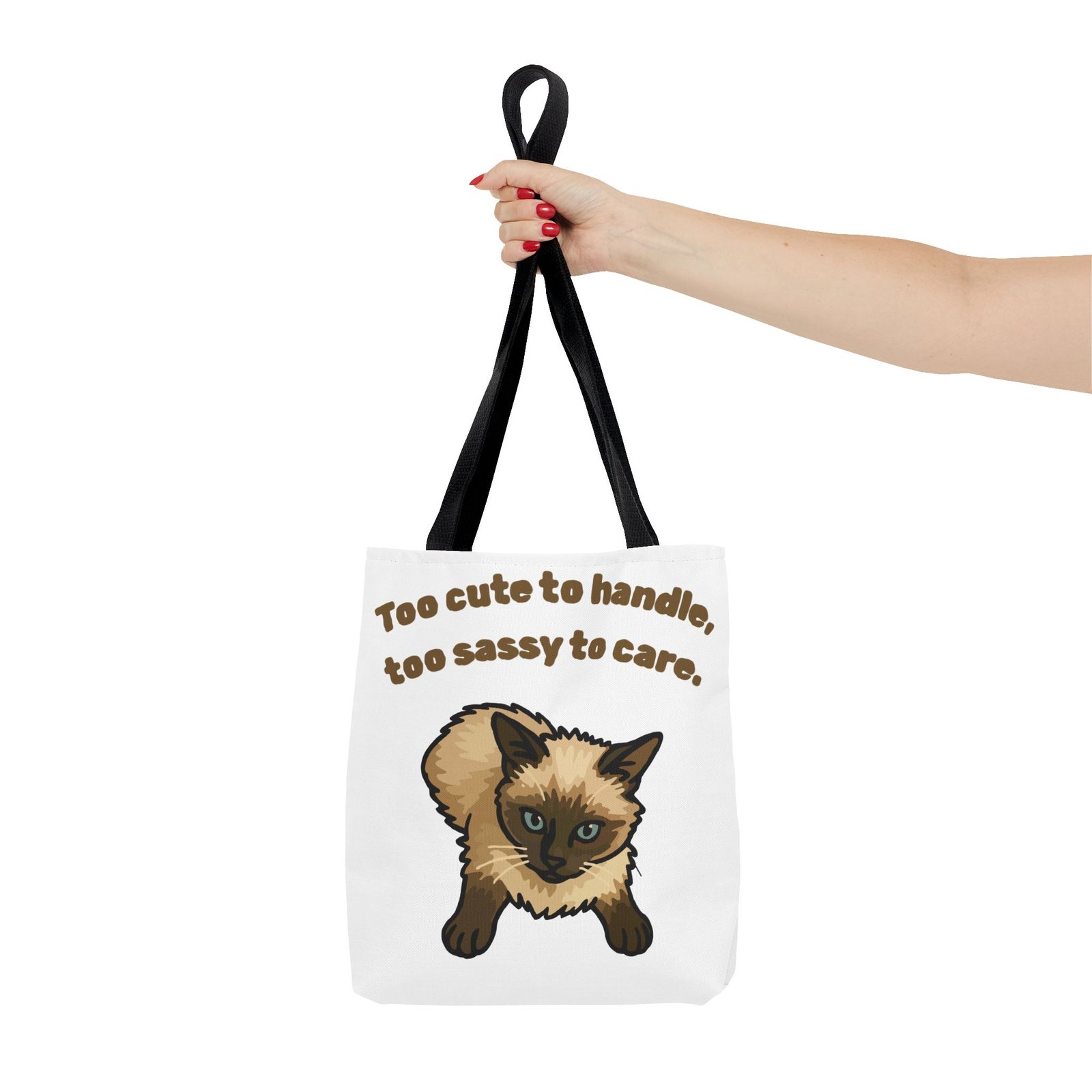 Sassy Cat Tote Bag – Cute Design for Animal Lovers