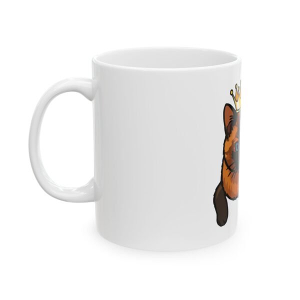 Royal Cat Ceramic Mug - Cute 11oz & 15oz Coffee Cup for Cat Lovers - Image 3