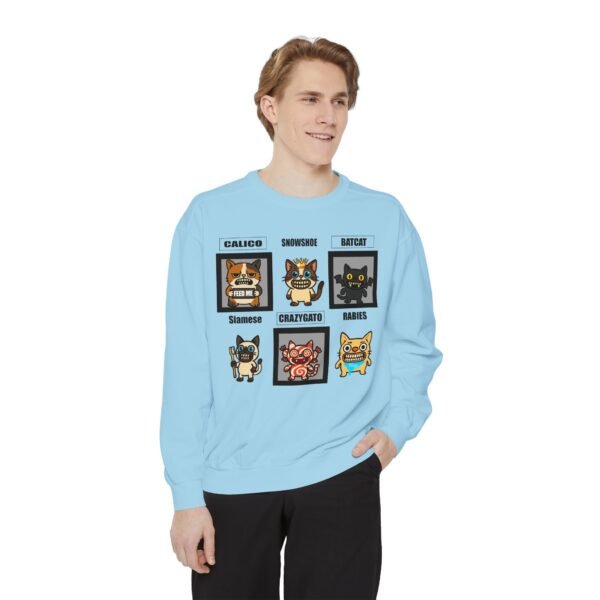 Cute Cat-Themed Unisex Sweatshirt with Playful Designs - Image 18