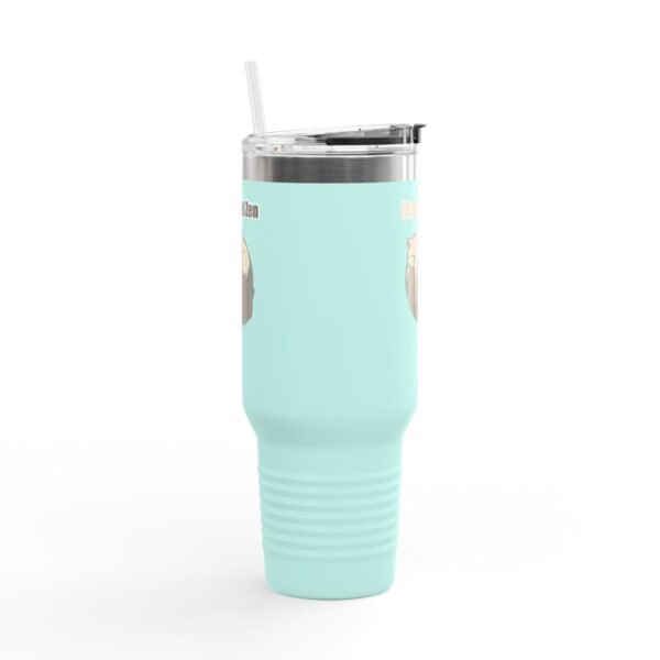 Meow and Zen Insulated Travel Mug - 40oz Cat Lovers Drinkware - Image 10