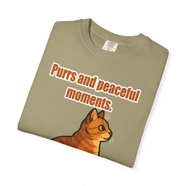 Unisex T-Shirt - "Purrs and Peaceful Moments" Cat Design - Image 20