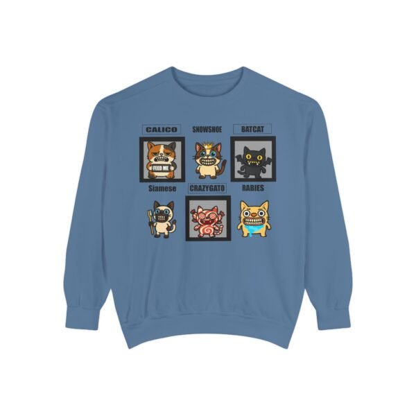 Cute Cat-Themed Unisex Sweatshirt with Playful Designs - Image 20