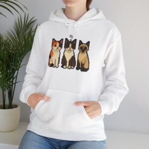 Pixel Cat Hoodie: Cute Pet Lover's Sweatshirt, Cozy Cat Apparel, Perfect Gift for Animal Lovers, Unique Cat Lover Gift, Cat-Themed [...]